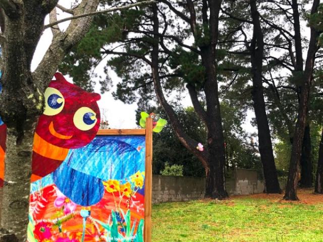 Embellissement de l'espace public, dans un parc à Nantes par l'équipe de Tand'M Design.