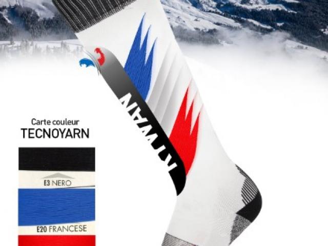 Tand'M Design crée la chaussette technique pour l'équipe de France de ski (EFS )