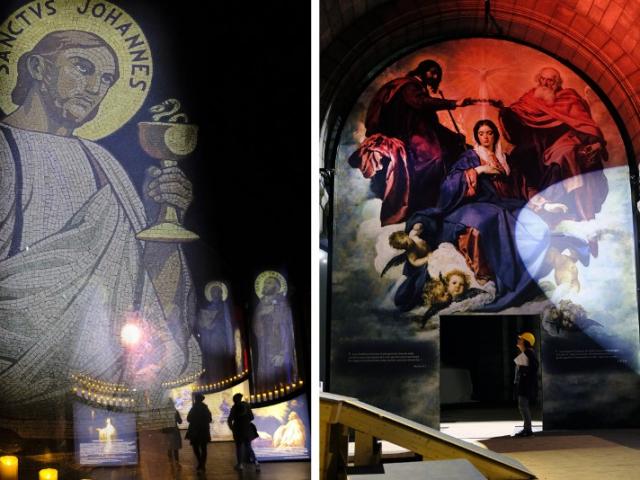La crypte du Sacre Cœur de Paris transformée par nos designers scénographes de Tand’M Design