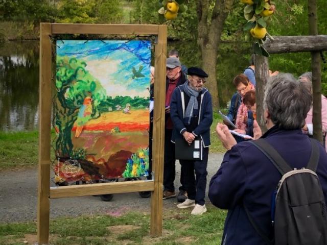 Quand l’art s’accorde à la vie : un parcours poétique au cœur du Parc de la Davrays .