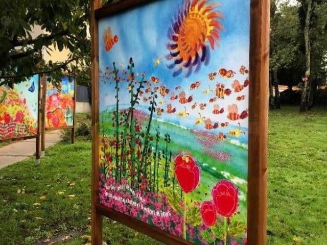 Embellissement de l'espace public, dans un parc à Nantes par l'équipe de Tand'M Design.