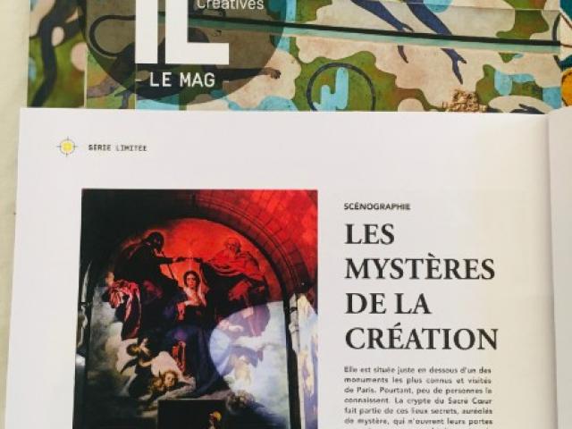 Le Magazine IC MAG met à l'honneur Tand'M Design de Nantes sur  la scénographie du Sacré Coeur de Paris