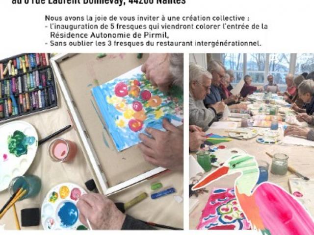 AVIS AUX CURIEUX : encore des fresques collaboratives à Fêter à Nantes
