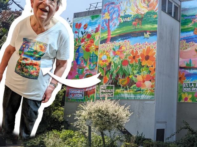 Motifs de fresques imprimés sur Tee shirts 