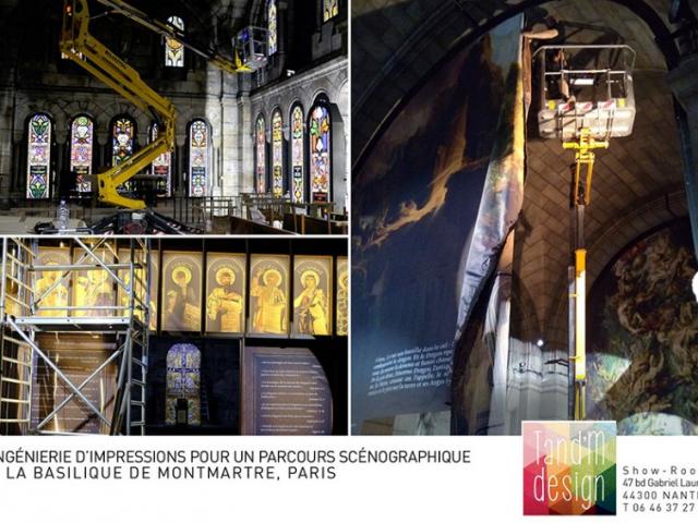Tand'M Design à Nantes participe à la scénographie évènementielle du Sacré Coeur
