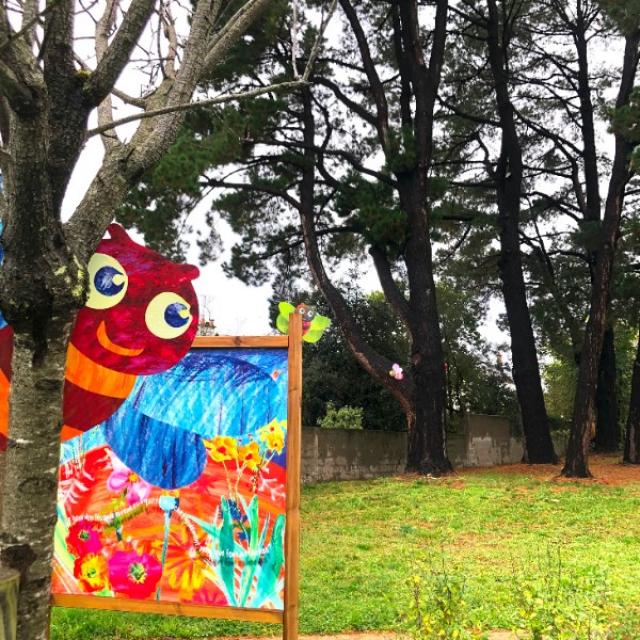 Embellissement de l'espace public, dans un parc à Nantes par l'équipe de Tand'M Design.