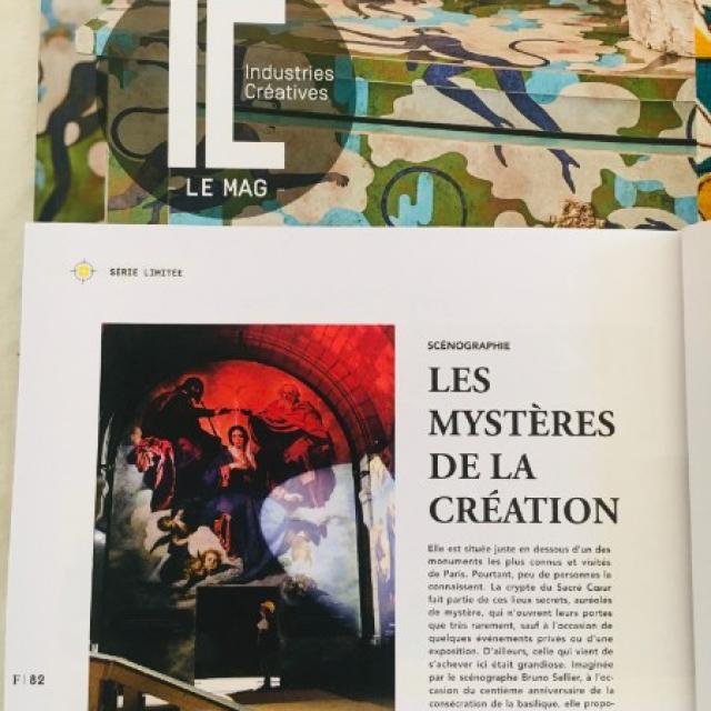 Le Magazine IC MAG met à l'honneur Tand'M Design de Nantes sur  la scénographie du Sacré Coeur de Paris